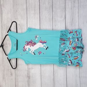Children's place matching unicorn tank top and shorts